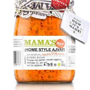 Ajvar Mamas piquant 550ml