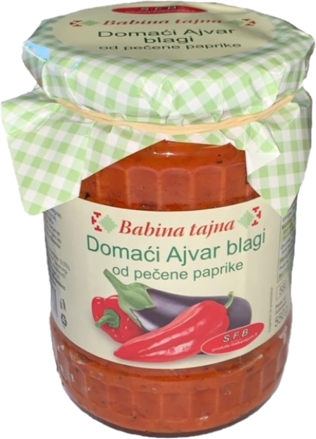 Ajvar Babina Tajna 580g Qualité Maison