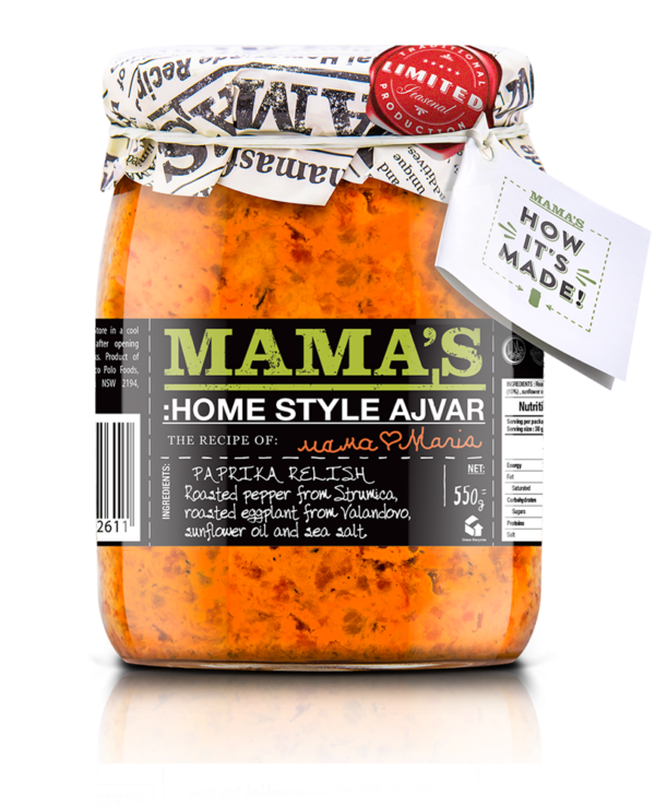 Ajvar Mamas doux 550 ml