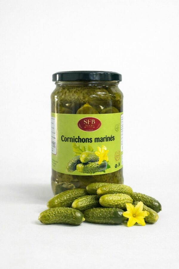 Cornichons marinés 720g SFB FOOD