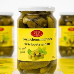 Cornichons marinés premium 720g SFB FOOD