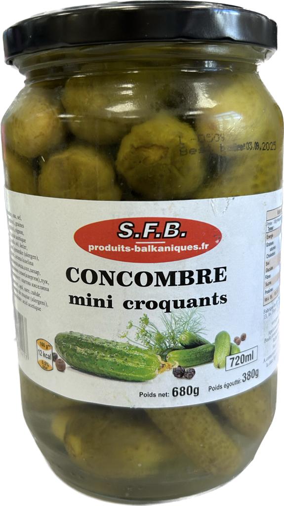 Cornichons Mini croquants SFB 720ml