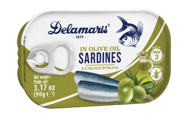 Delamaris Sardine Olive Méditérrané 90g