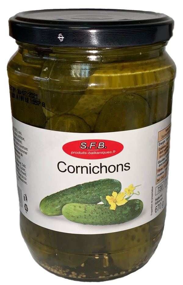 Cornichons marinés 720ml SFB