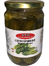 Cornichons aigre doux 720ml SFB