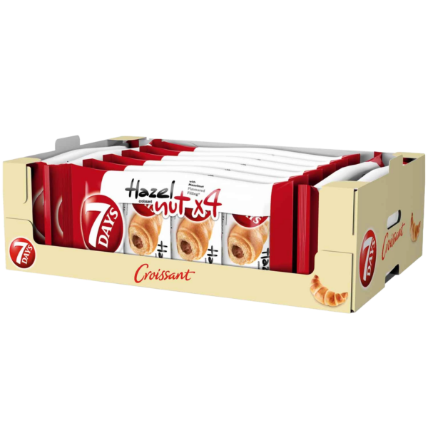 7 DAYS Croissant Noisette/Hazelnut 4x60g pack