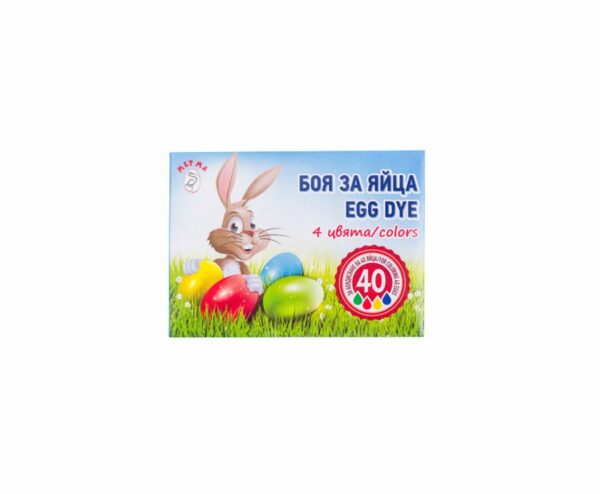 Colorant pour les oeufs sachet 4 couleurs B001