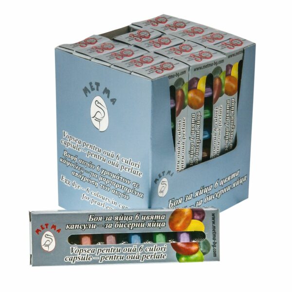 Colorant pour les oeufs 6 flacons pearl B072