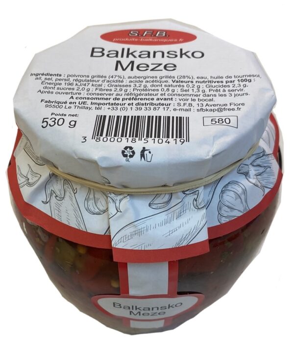 Balkansko Meze amphora 580g SFB