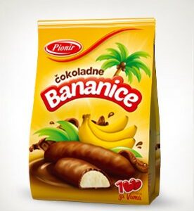 Bananice en sachet 150g Pionir