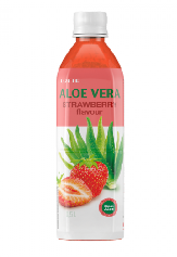 Aloe Vera Lotte 500ml Fraise
