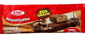 Kent Gaufrette napolitanke chocolat 240g