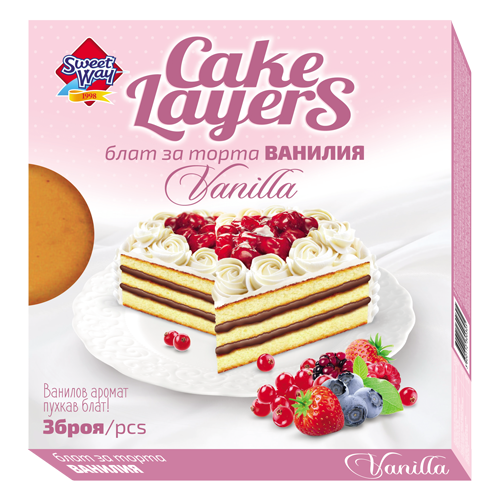 Génoise vanille Sweet Way - Kore za Tortu vanilia 400g