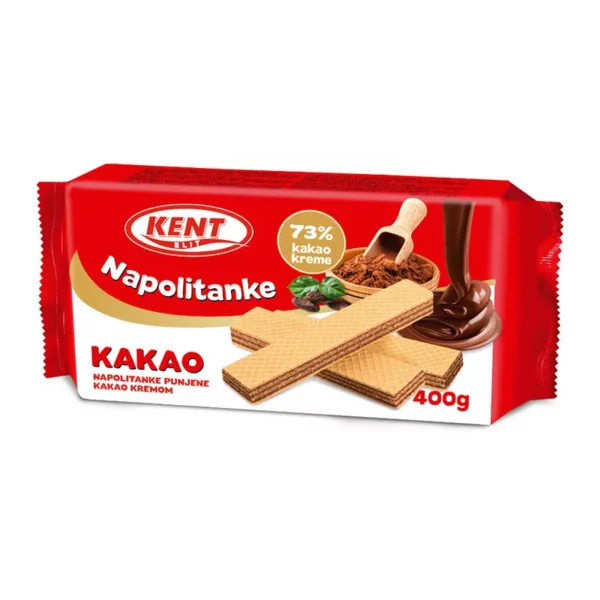 Kent Gaufrette napolitanke chocolat 400g