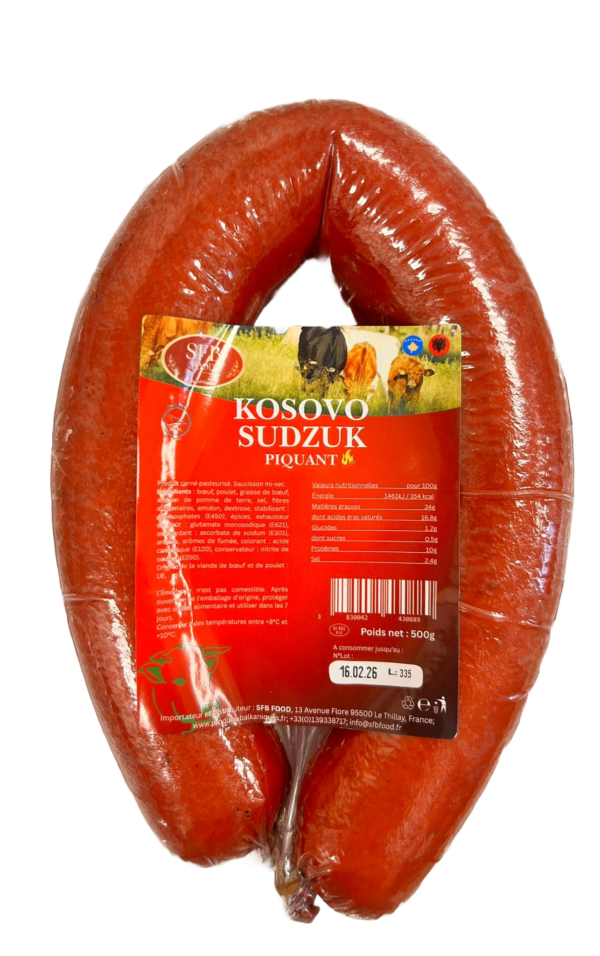 Kosovo sudzuk piquant SFB 500g
