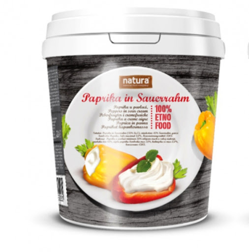 Poivrons dans la Crème/Paprike u pavlaci Kajmak 0.7kg Natura