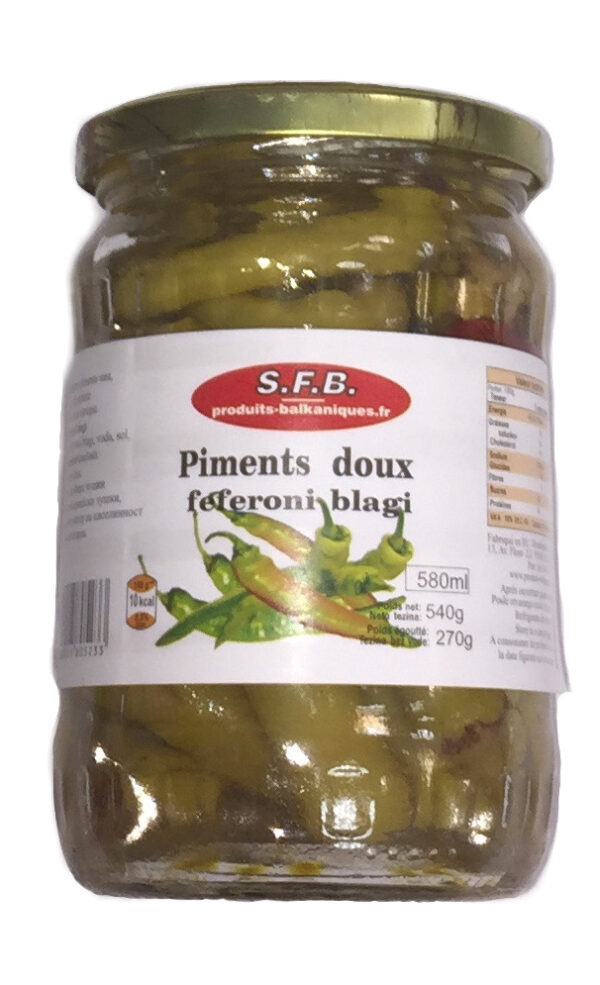 Piments-Feferoni 580 ml doux SFB