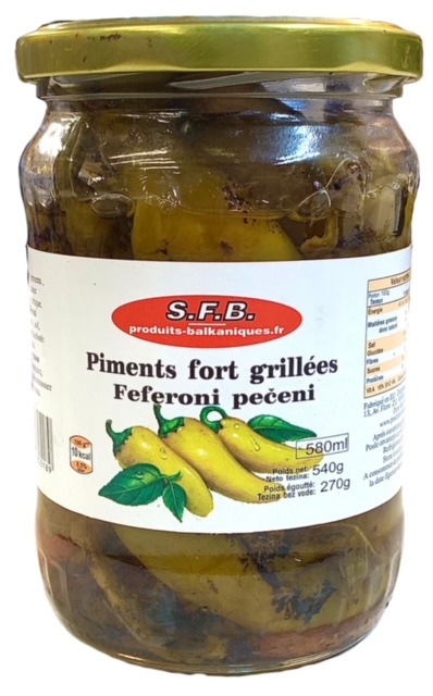 Piments grillés piquant 580 ml SFB