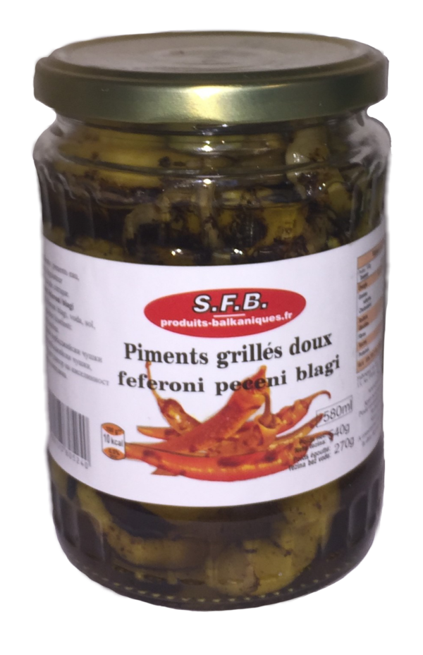 Piments grillés doux 580 ml SFB