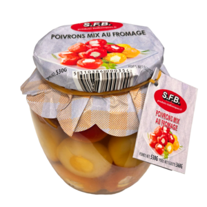 Poivrons cherry MIX au fromage 530g