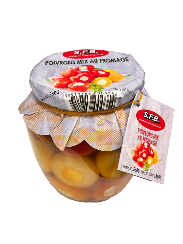 Poivrons cherry MIX au fromage 530g