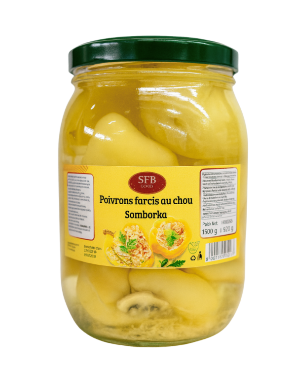Poivrons Somborka Farcis au chou 2.5Kg SFB FOOD