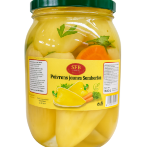 Poivrons Somborka Filets Jaunes 1.5Kg SFB FOOD