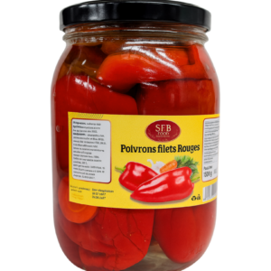 Poivrons filet mariné rouge 1.5Kg SFB FOOD