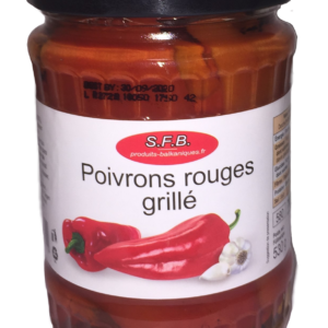 Poivrons rouges grilles 580ml SFB