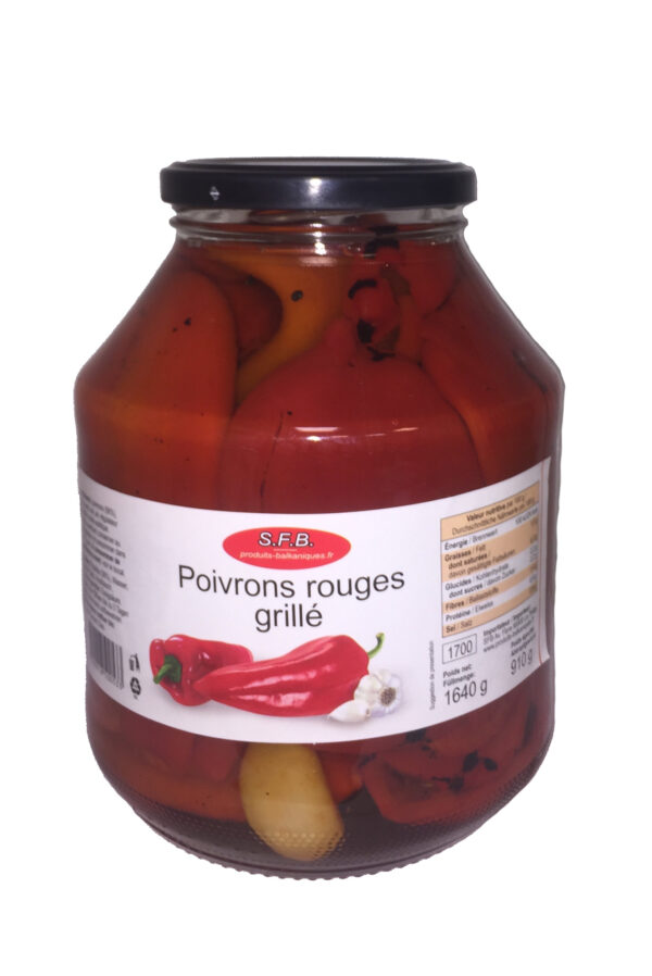 Poivrons rouges grillés 1.7 L SFB