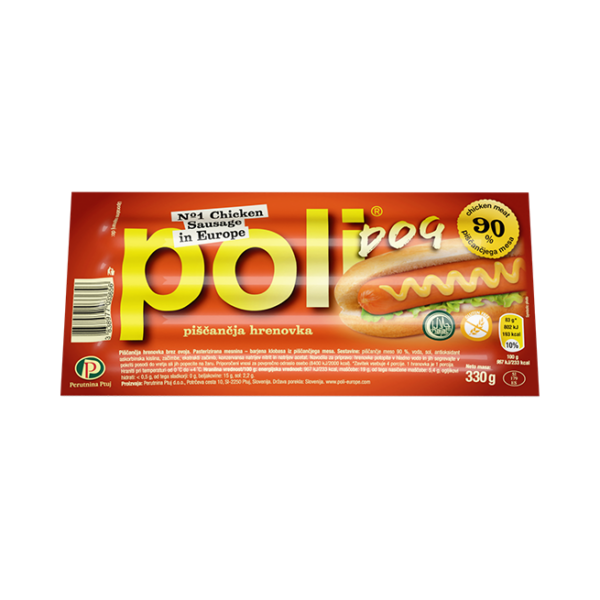Poli Hot Dog 330g P.P