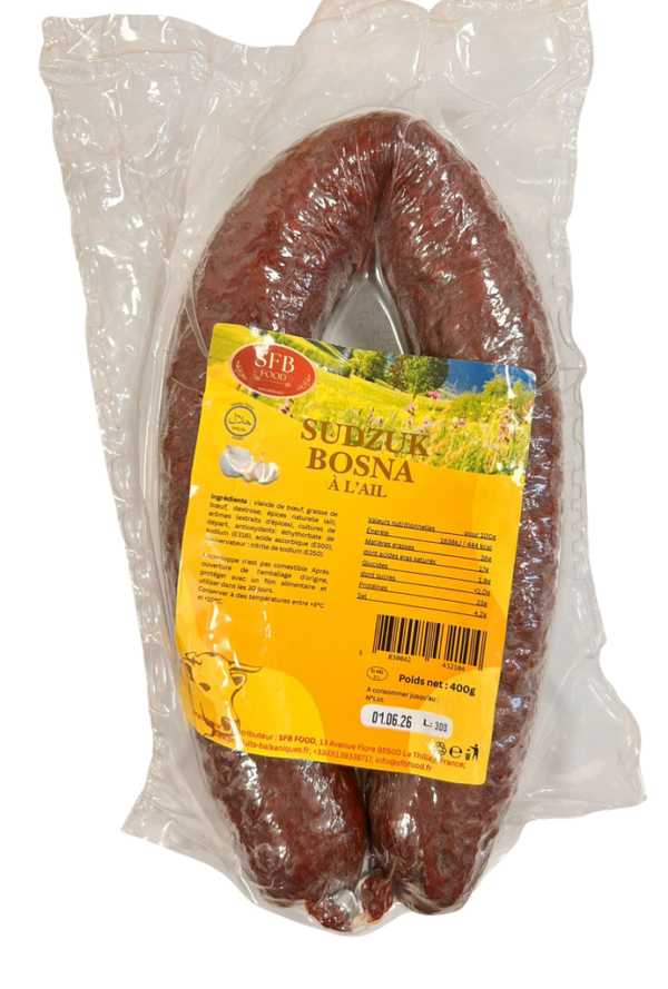 Sudzuk Bosna à l'ail SFB 400g
