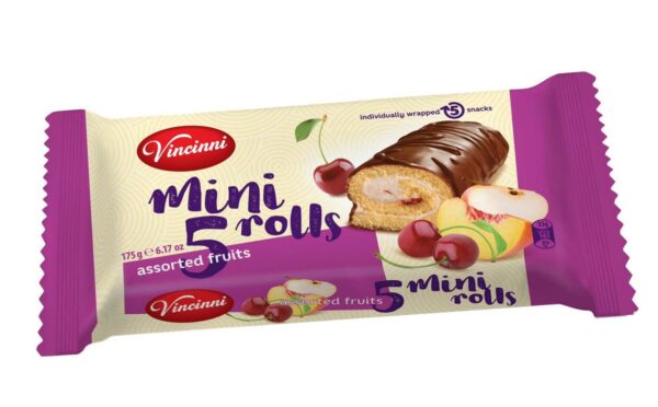 Vincinni MINI ROLL Fruits 175g