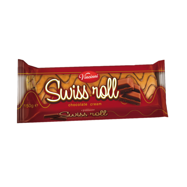 Vincinni Cake swiss roll Chocolat 150g