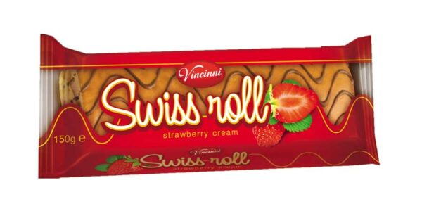 Vincinni Cake swiss roll Fraise 150g