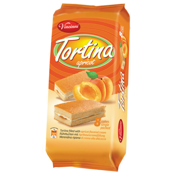 Vincinni Tortina Abricot 200g