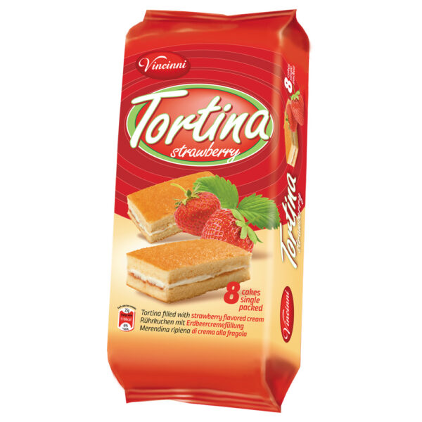 Vincinni Tortina Fraise 200g