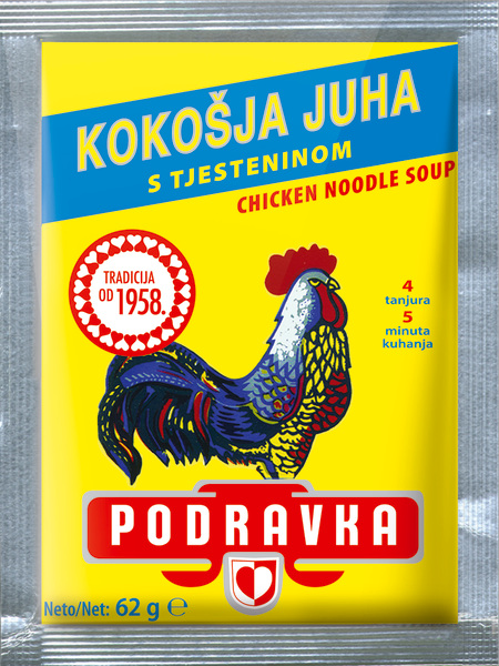 Soupe de poulet kokosija 62g Podravka