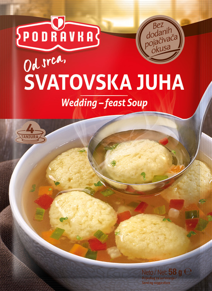 Soupe Svatovska - Brollopssoppa 58g Podravka