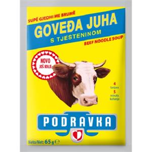 Soupe de boeuf 65g Podravka