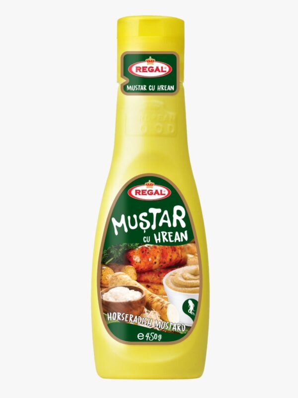 Mustar cu Hrean Regal moutarde 450g