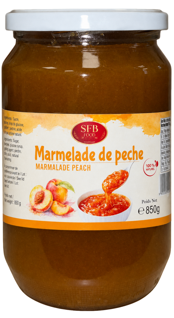 Marmelade de pêches (pjeshke) 850g